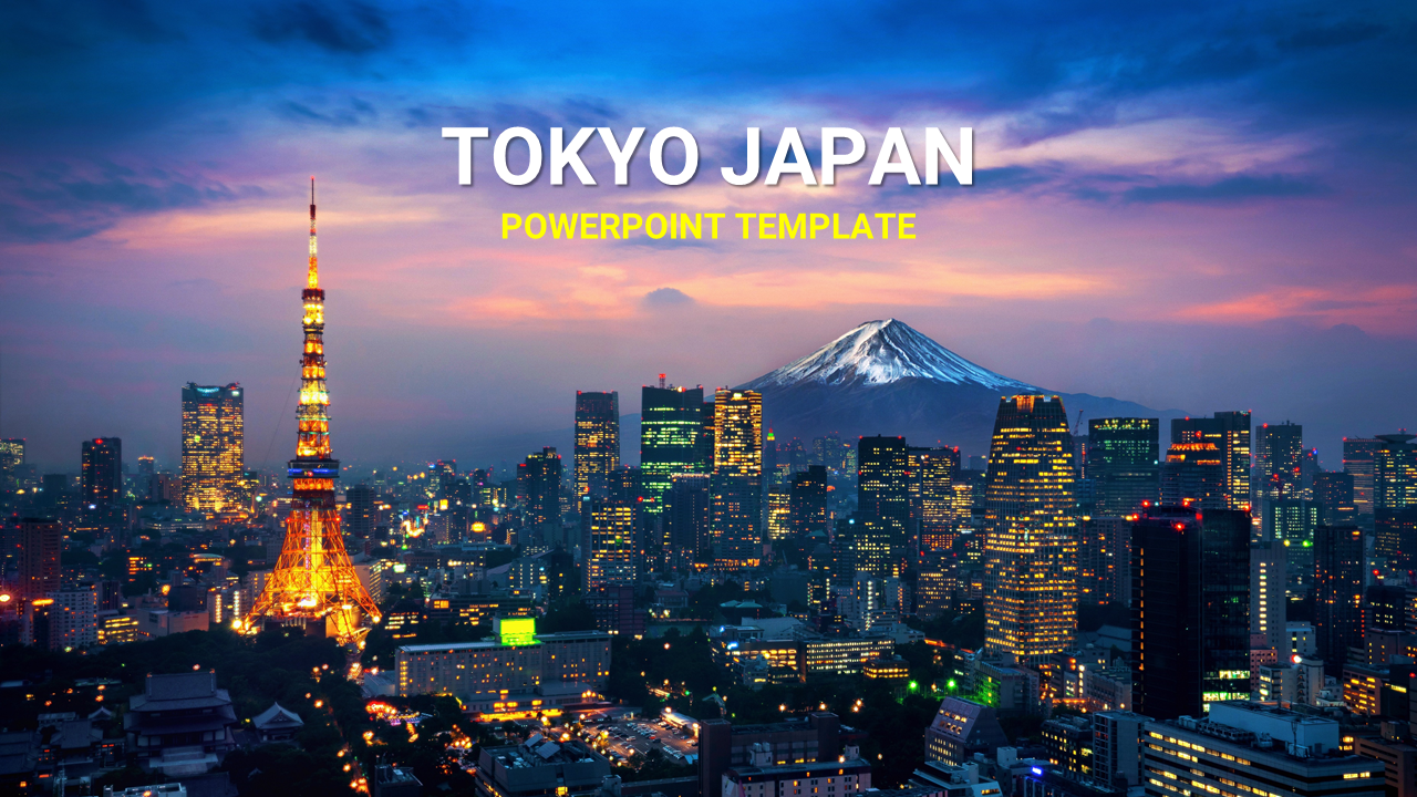 TOKYO Japan PowerPoint template